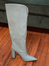 Lily Blue Croc Boots