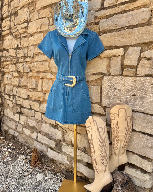 Western Denim Dress
