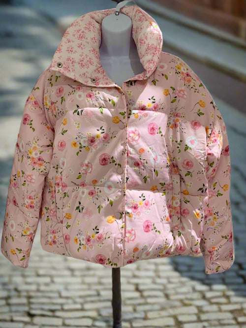 Floral Puffer Jacket