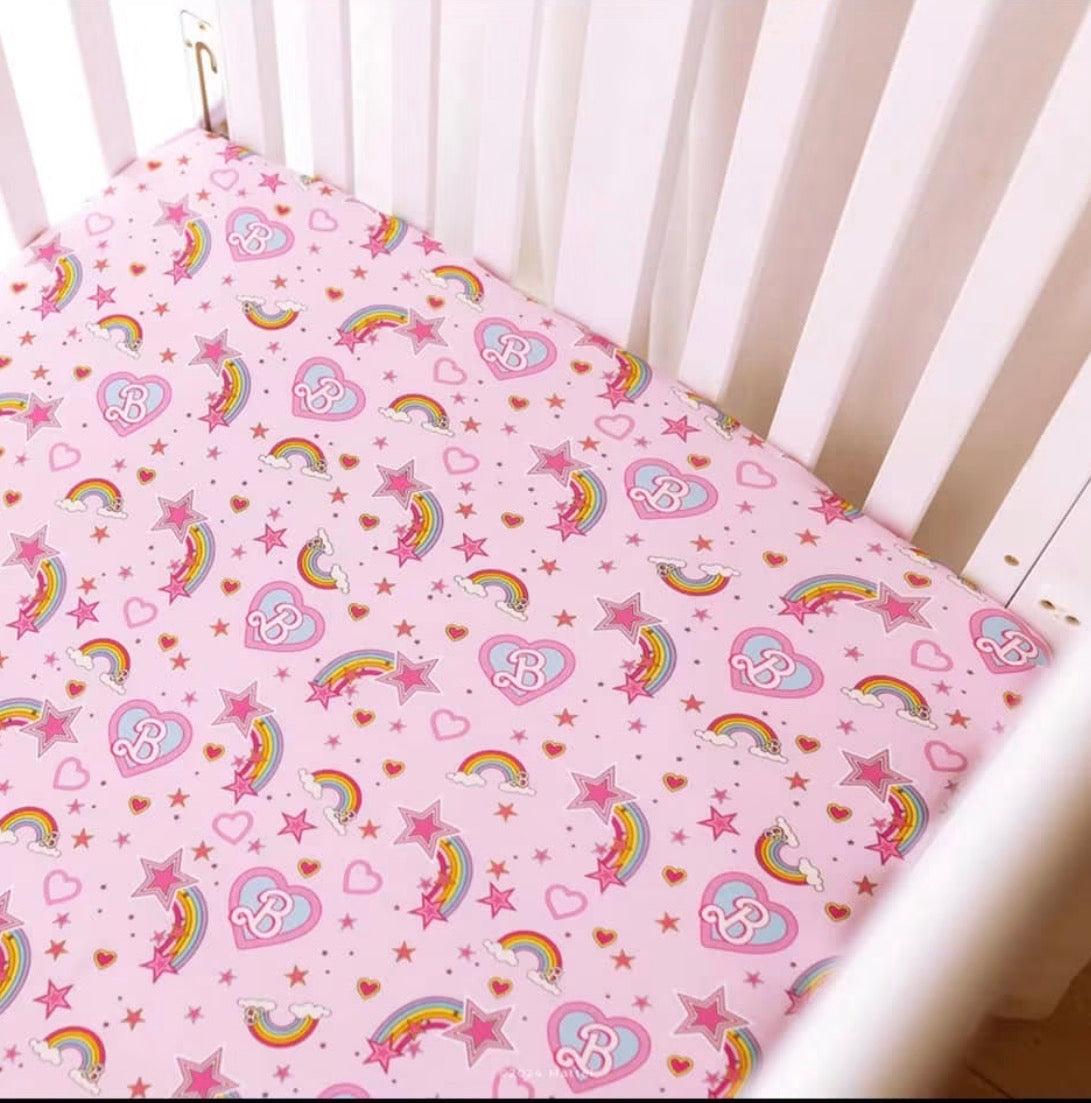 Barbie ™ Star Power Crib Sheet