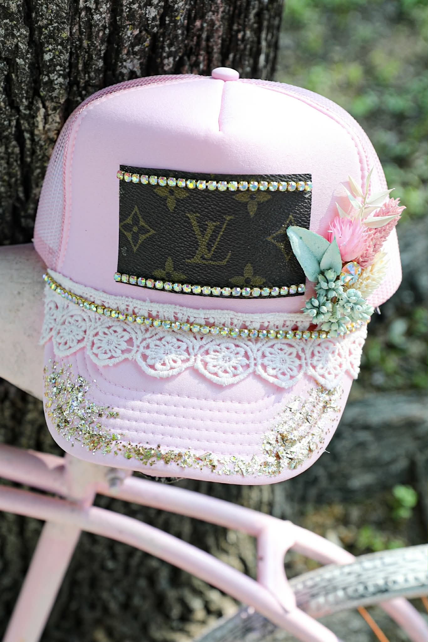 Custom Made "LV" Trucker Hat