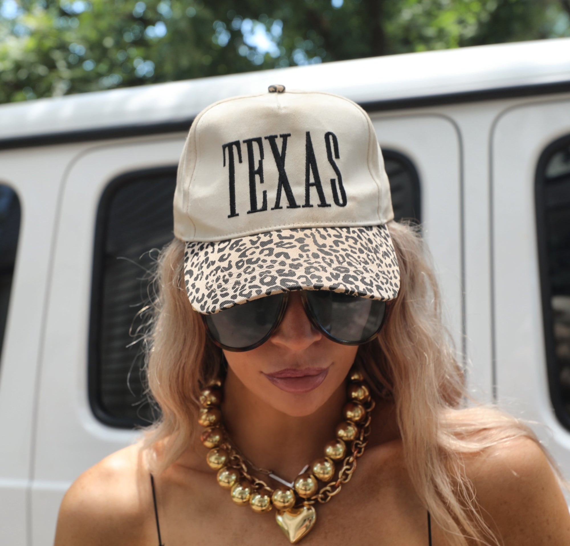 Texas Leopard Baseball Hat
