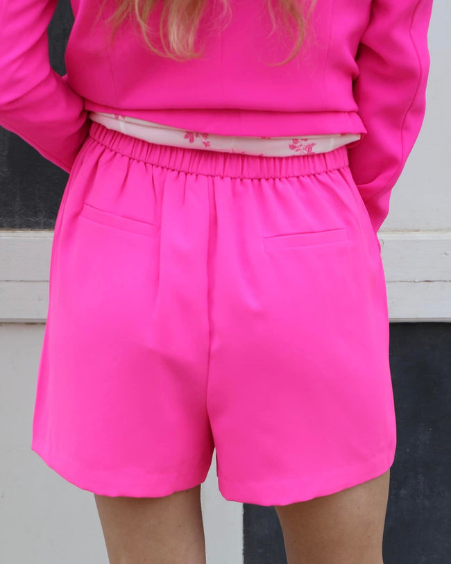Ultra Pink Shorts - The Lace Cactus