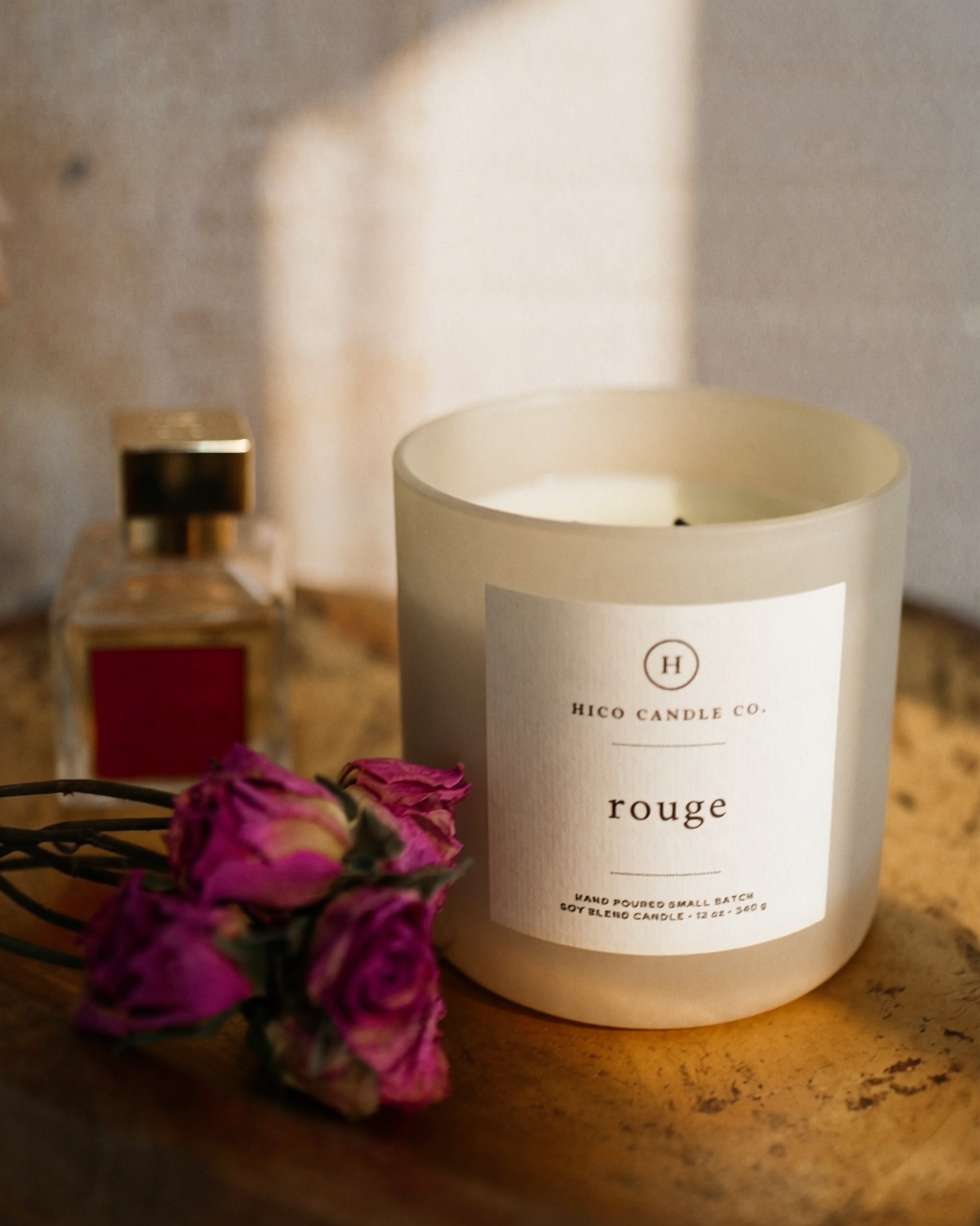 Hico Candle Co. Rouge 14 Oz Candle