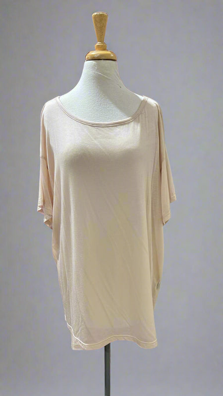 "KC" Heathered Beige Tie Front Tank Dress: Medium