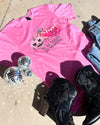 Pink “In Oct We Wear Pink” Graphic Tee - The Lace Cactus