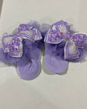 Little Girl Bling Bow Socks