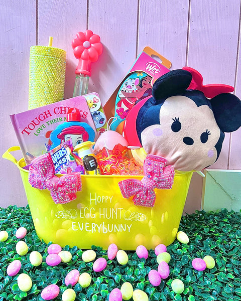 BABY GIRL EASTER Basket 0-2yrs