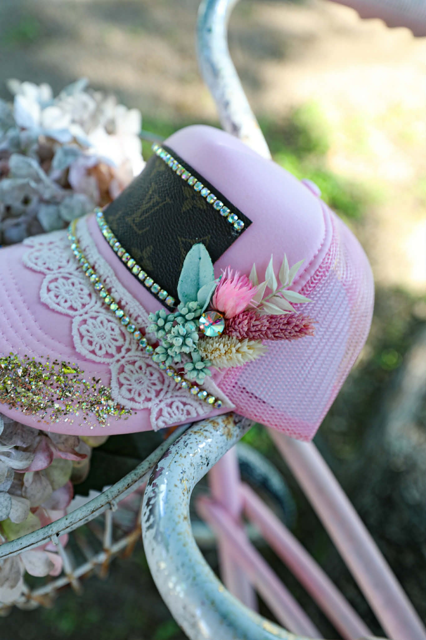 Custom Made "LV" Trucker Hat