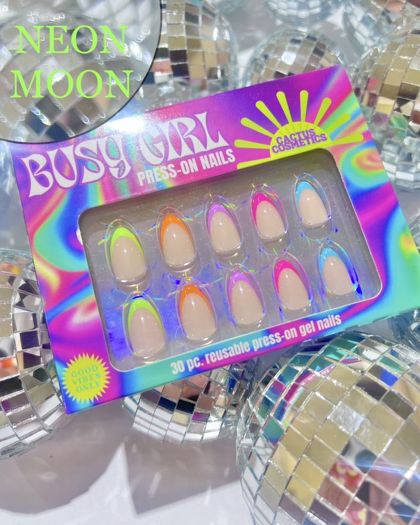 Busy Girl Neon Moon Press-On Nails