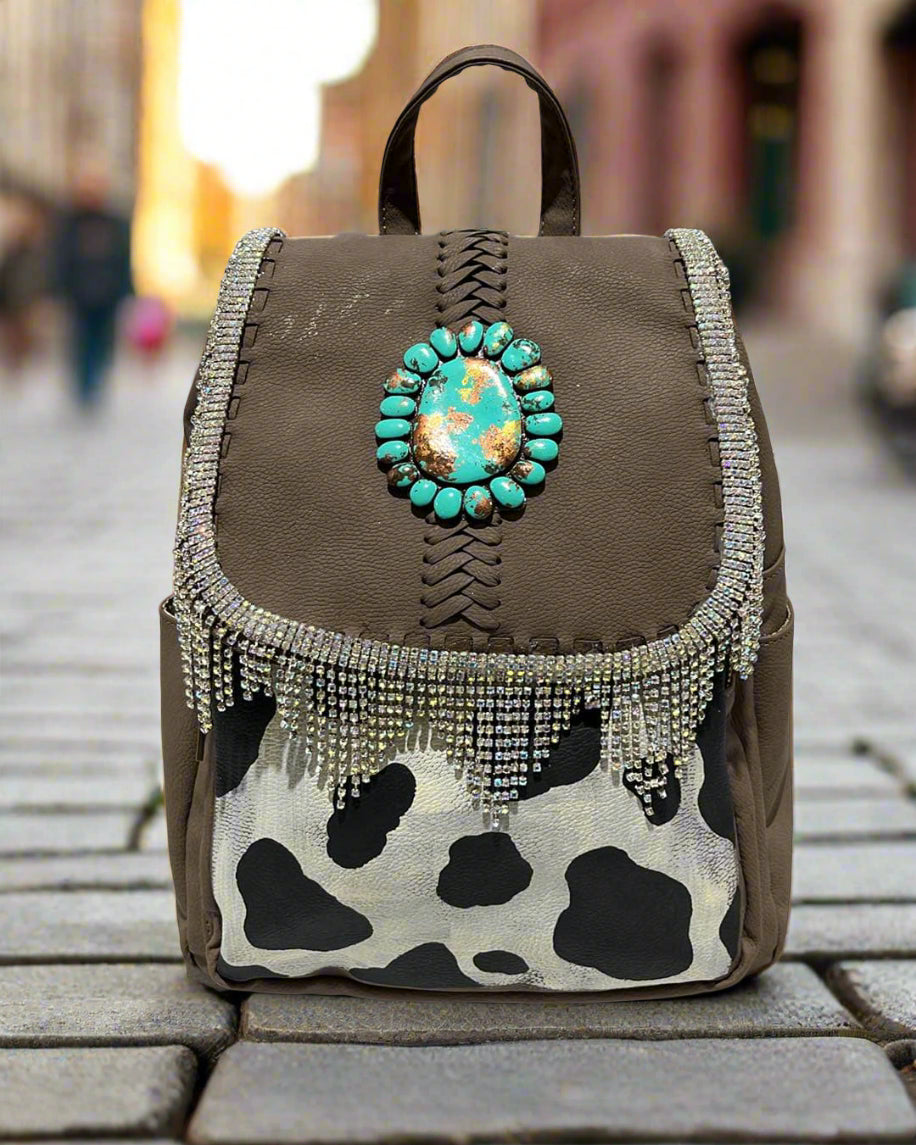 Custom Faux Leather Squash Back Pack