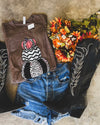 Brown Pumpkin Stack Graphic Tee - The Lace Cactus