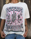 Vintage White “Desert Dreaming” Graphic Tee - The Lace Cactus