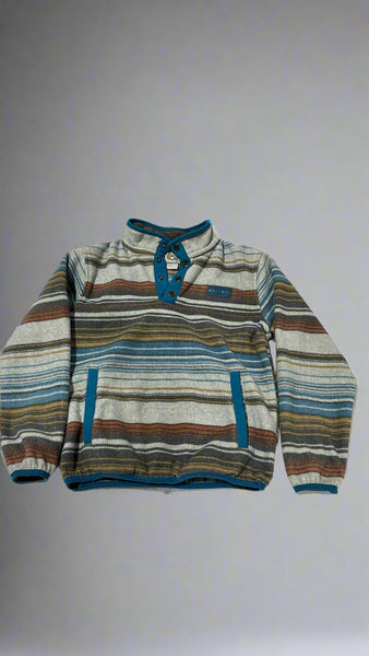 "KC" Cinch Striped Fleece Pullover-Kids: Med-10