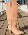 Beige Tall Boot