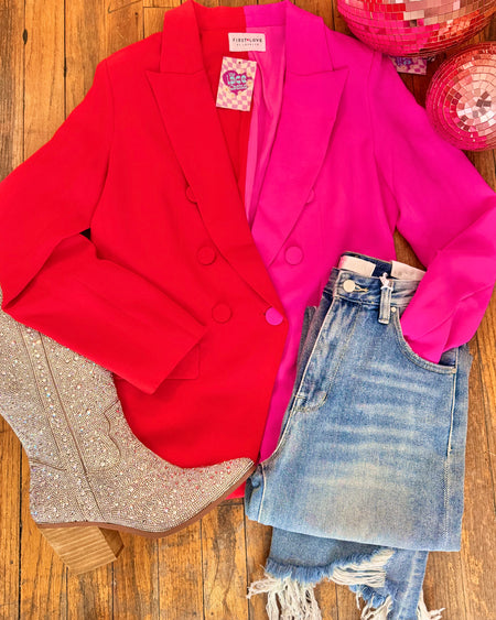 Maria Fuchsia Long Sleeve Top