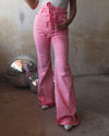 Hey Girl Hey Pink Denim Bell Bottoms - The Lace Cactus