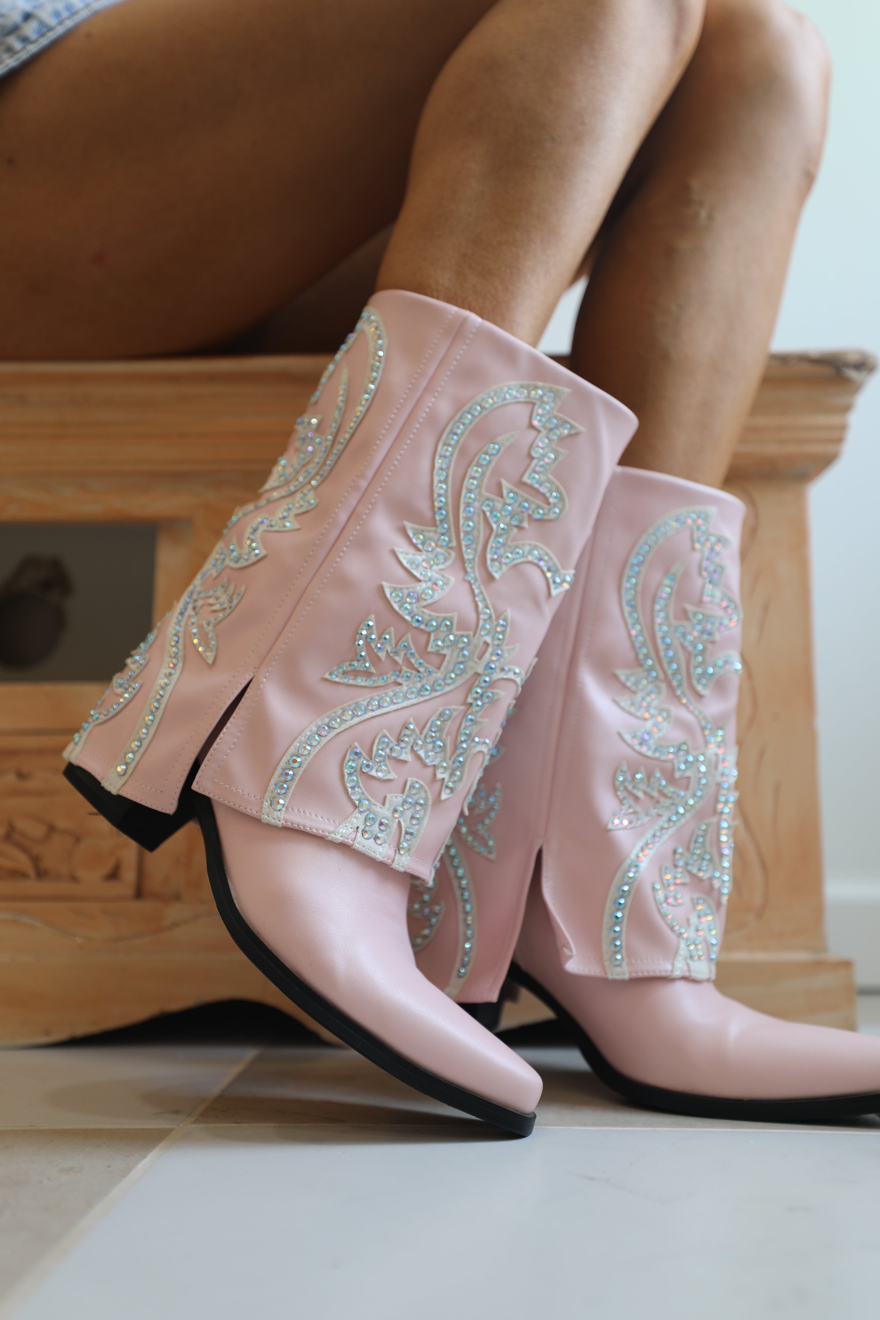 Kelsey's Pink Dream Boots