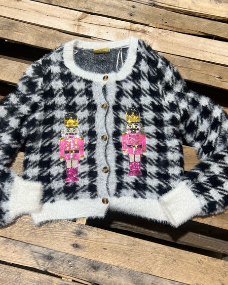 "KC" Hooded Leopard Cardigan: 2XL