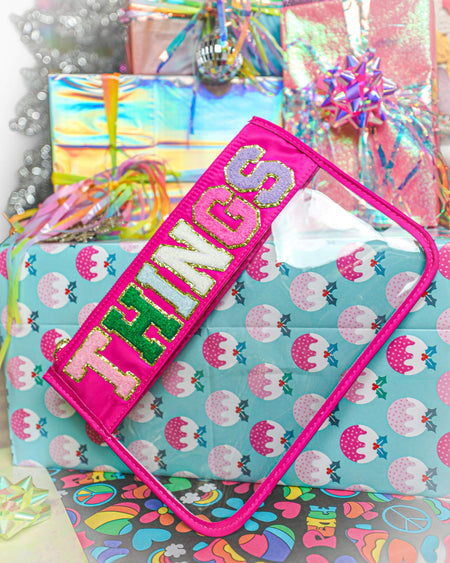 #29 Turquoise + Pink Big Backpack Cooler