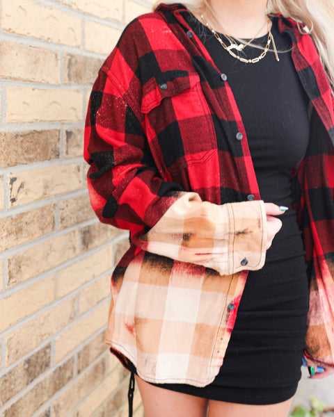 Red Plaid Dolly Top - The Lace Cactus