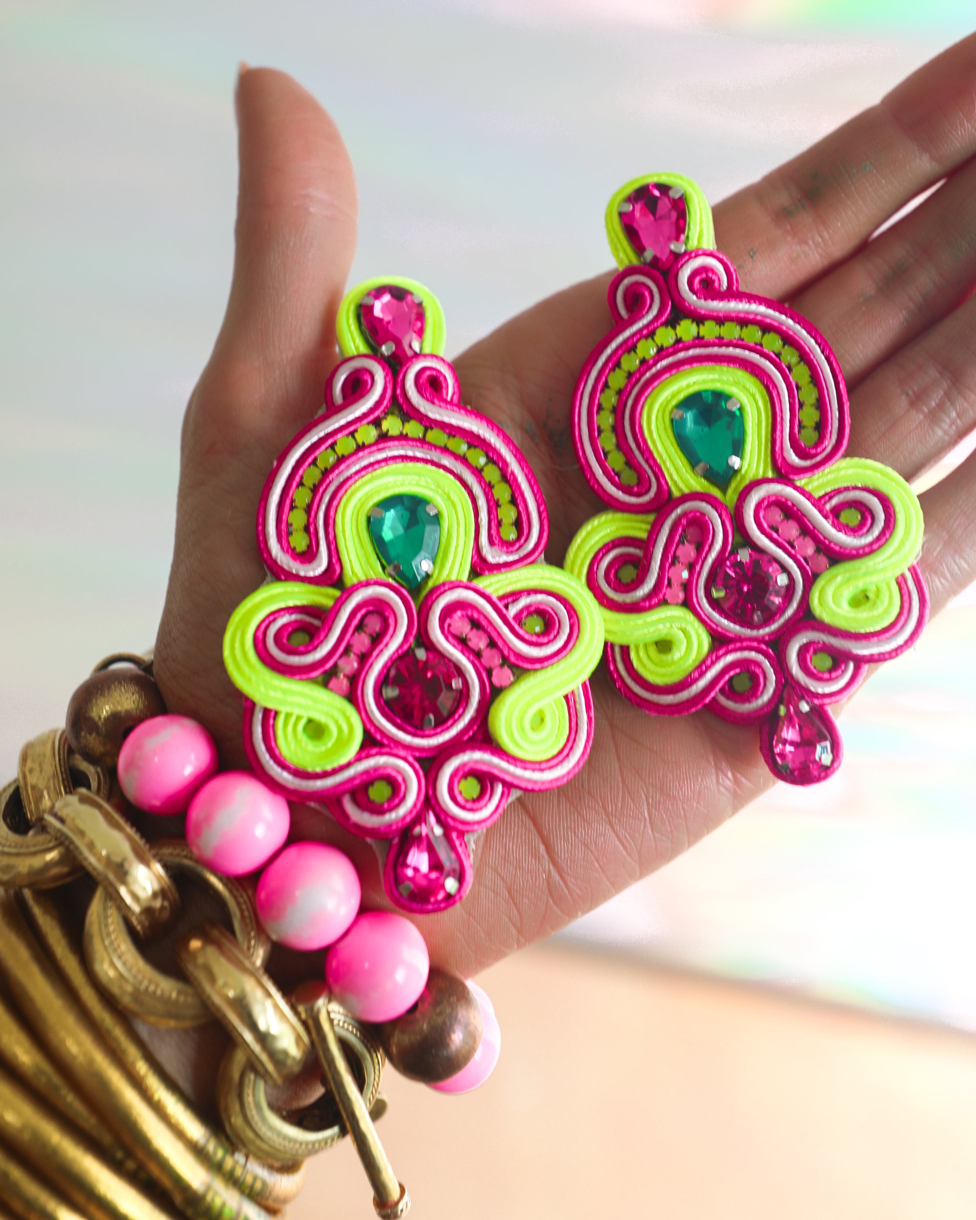 Neon Summer Fling Earrings