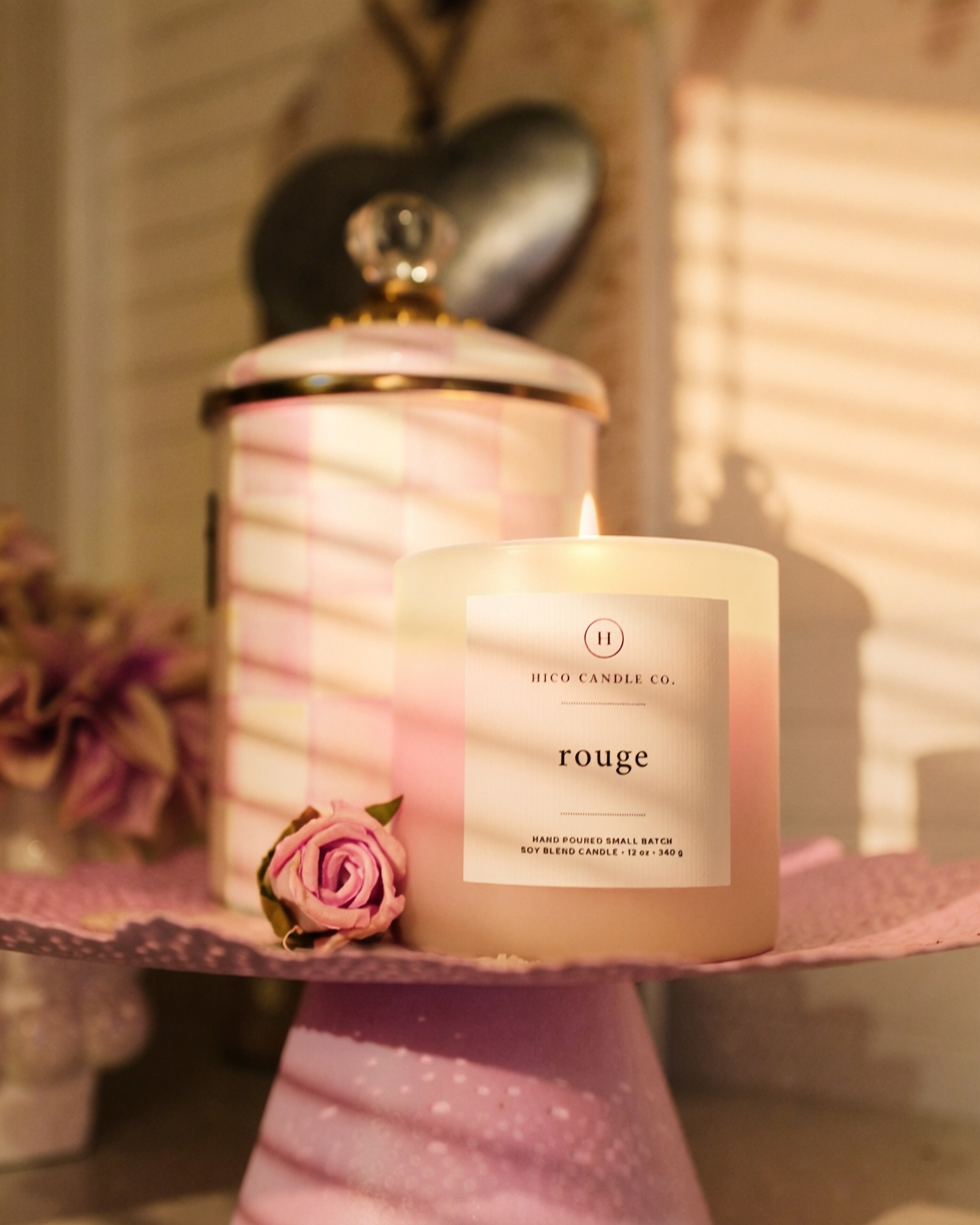 Hico Candle Co. Rouge 14 Oz Candle
