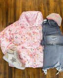 Floral Puffer Jacket