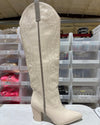 Beige Tall Boot