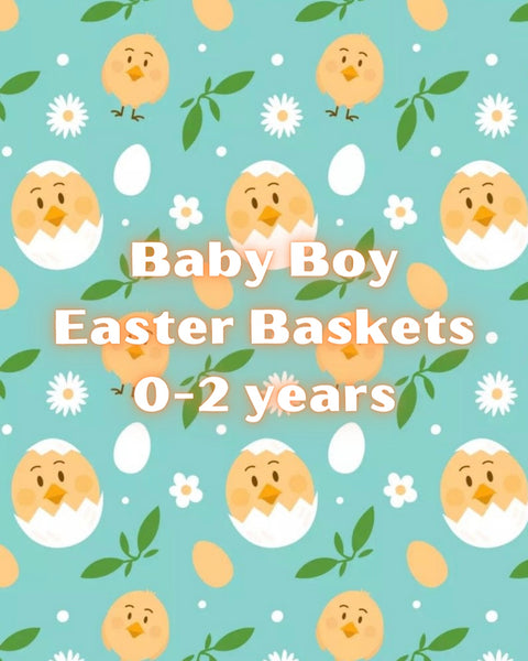 BABY BOY EASTER Basket 0-2yrs - The Lace Cactus