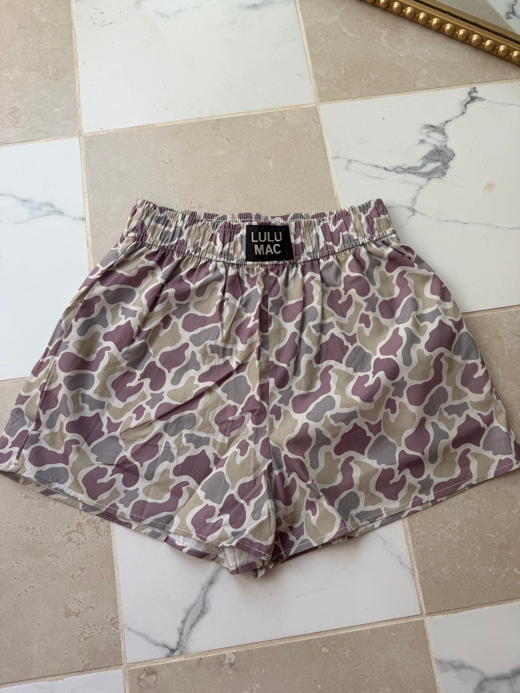 LULU MAC Camo Shorts