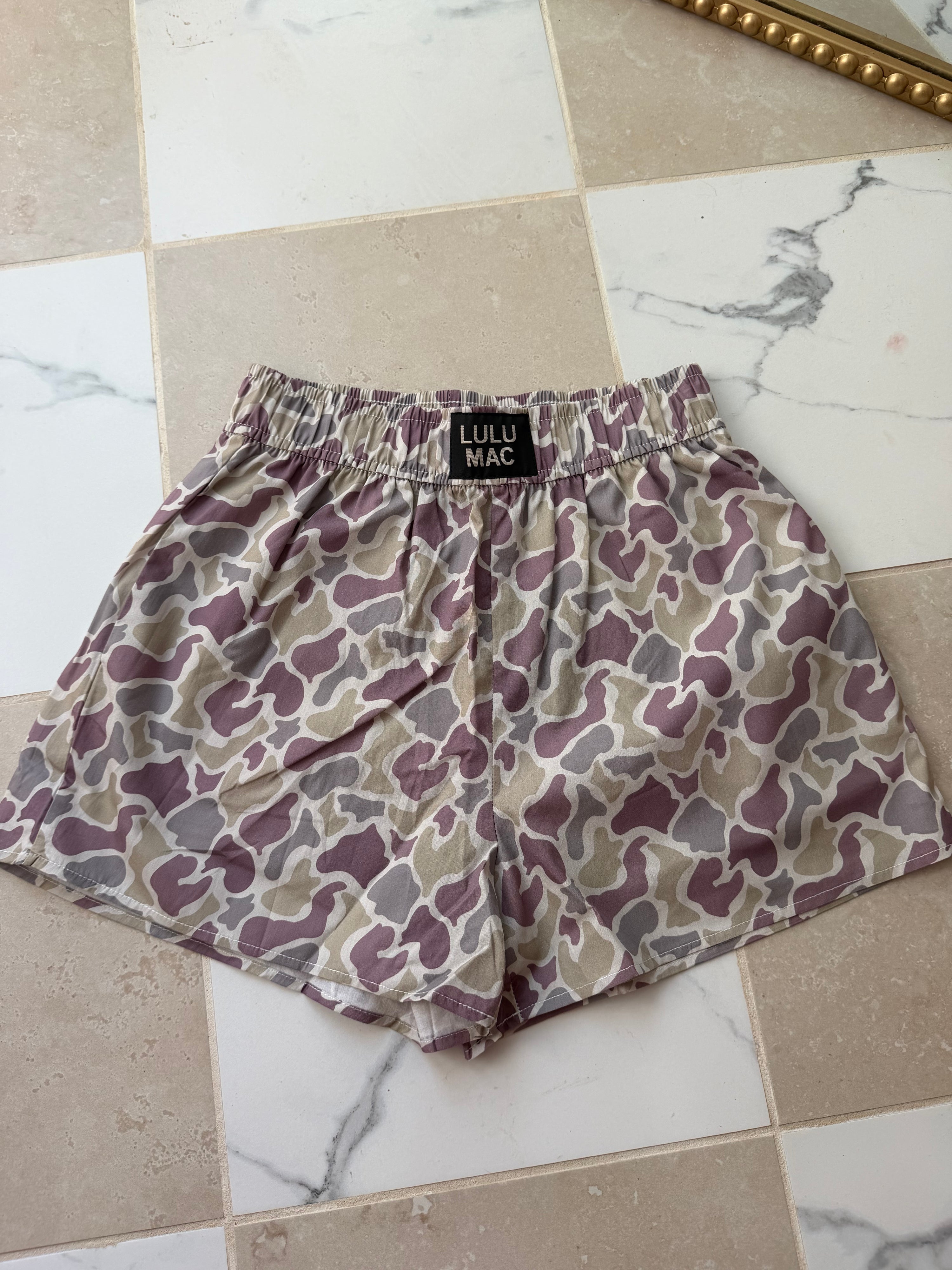 LULU MAC Camo Shorts