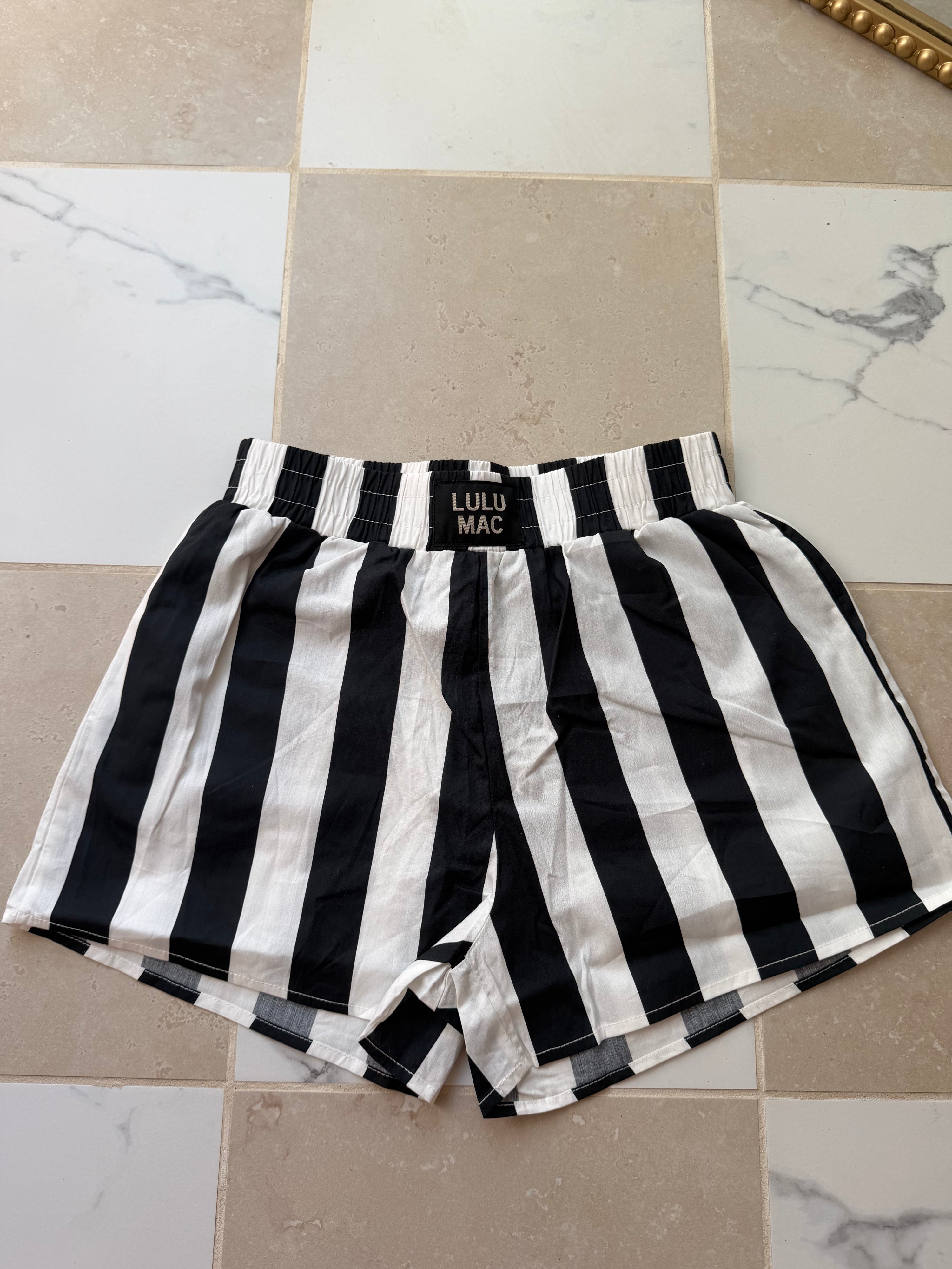 LULU MAC Striped Shorts