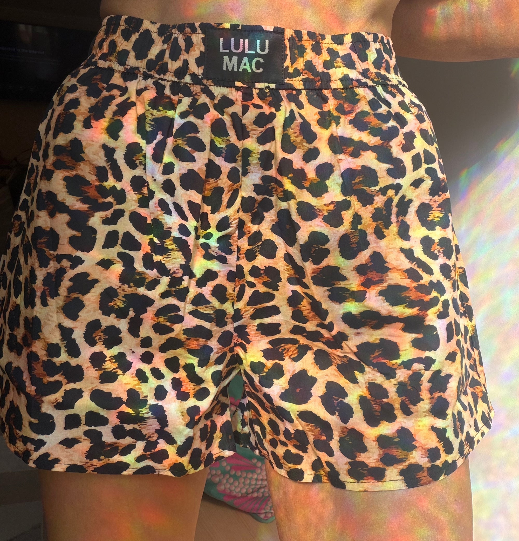 LULU MAC Leopard Shorts