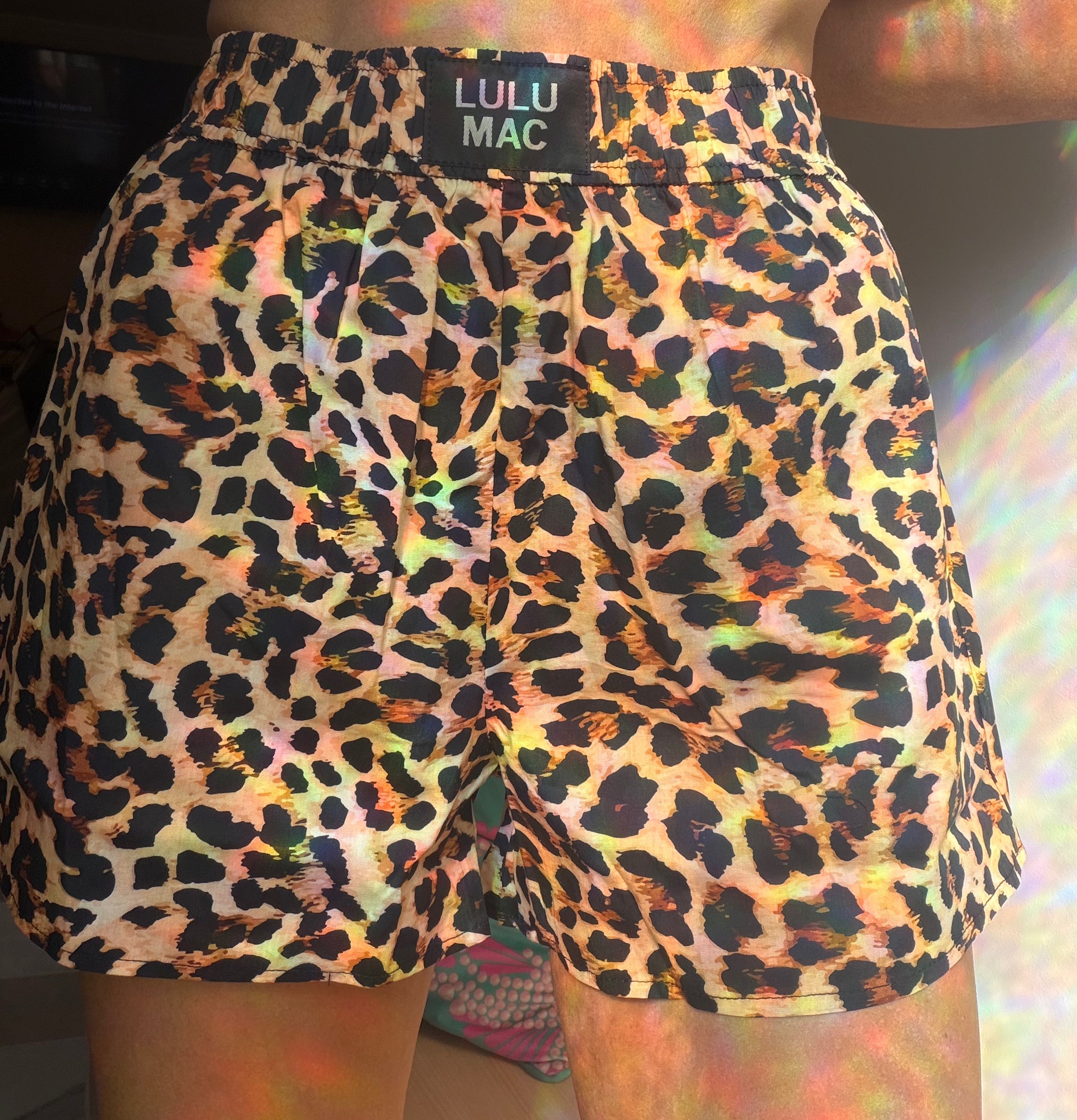 LULU MAC Leopard Shorts