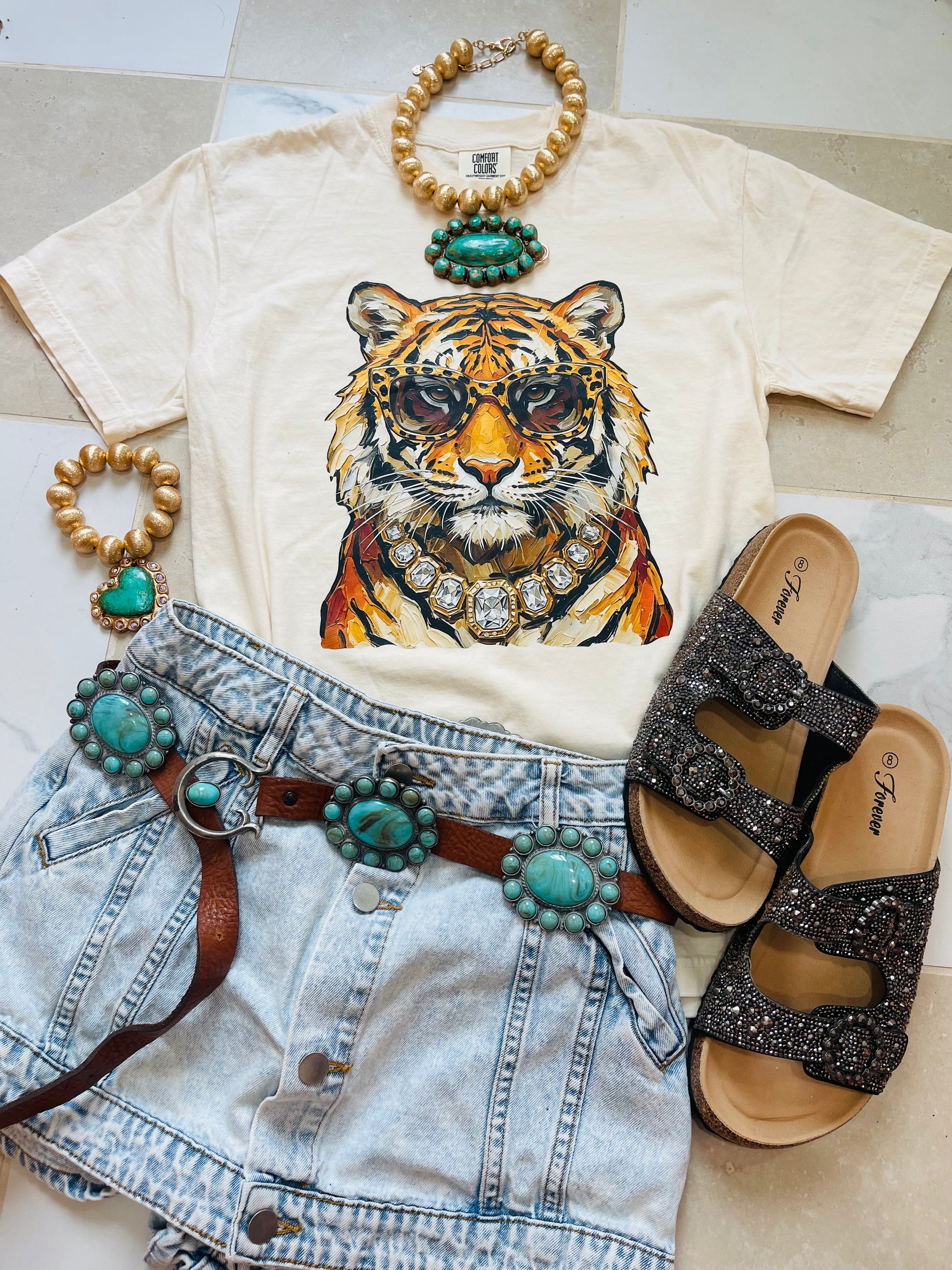 Boujee Tiger Tee