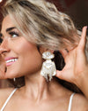 Bridal Rhinestone Cowgirl Earrings - The Lace Cactus