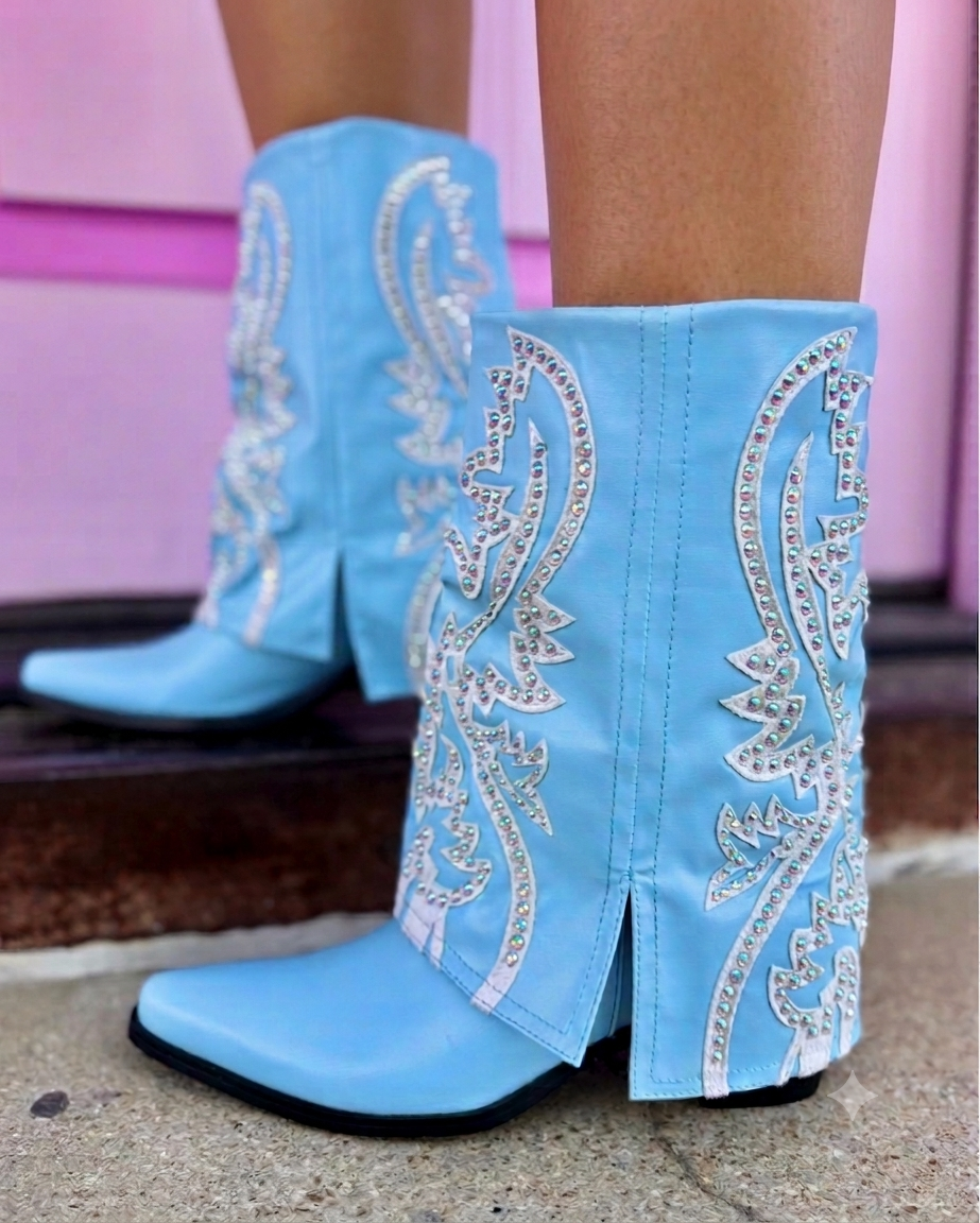 Kelsey's Blue Dream Boots