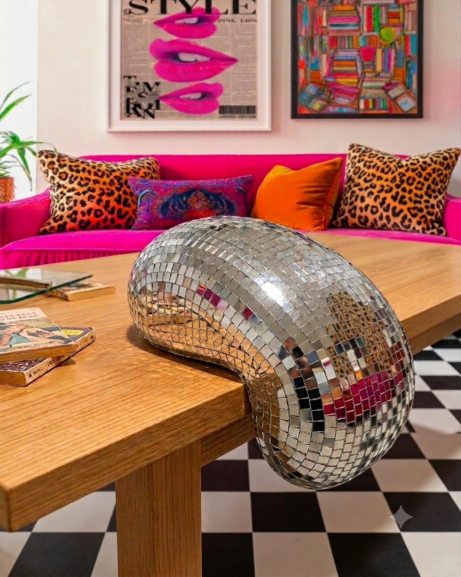 Disco Melting Ball Art