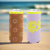 Smiley Reversible Slim Can Holders