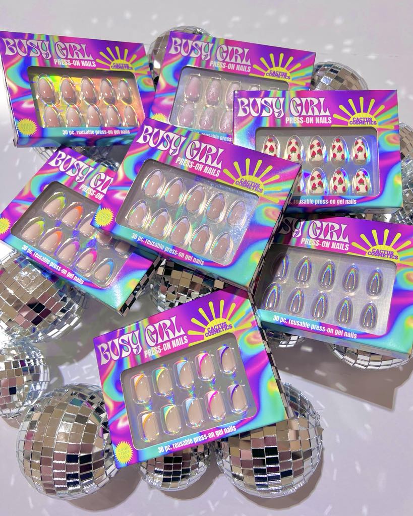 Busy Girl Neon Moon Press-On Nails