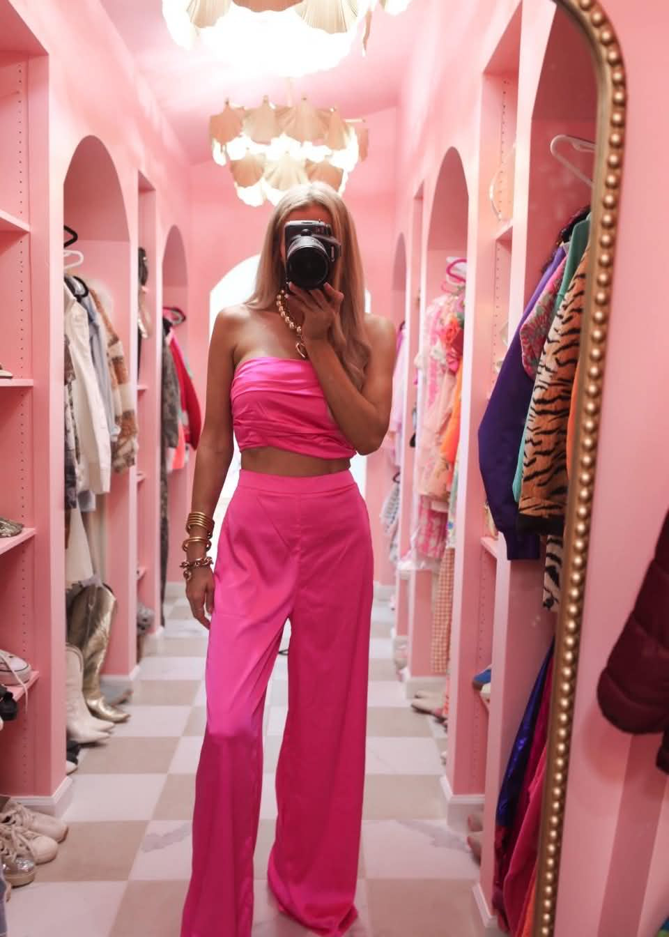 Bess Candy Pink 2 Piece  Set