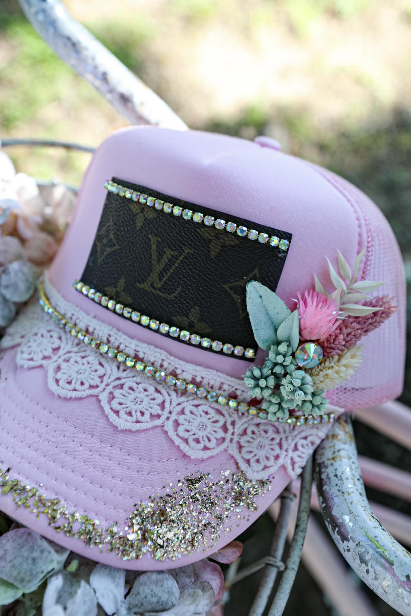 Custom Made "LV" Trucker Hat