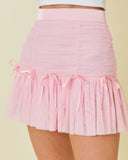 Pink Ribbon Mini Skirt