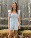 Light Blue Babydoll Romper