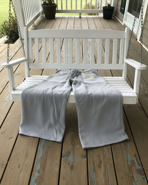 "KC" Bucket List Gray Wide Leg Pants