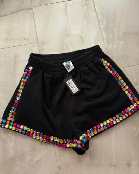 "KC" Queen of Sparkle Shorts-Sm