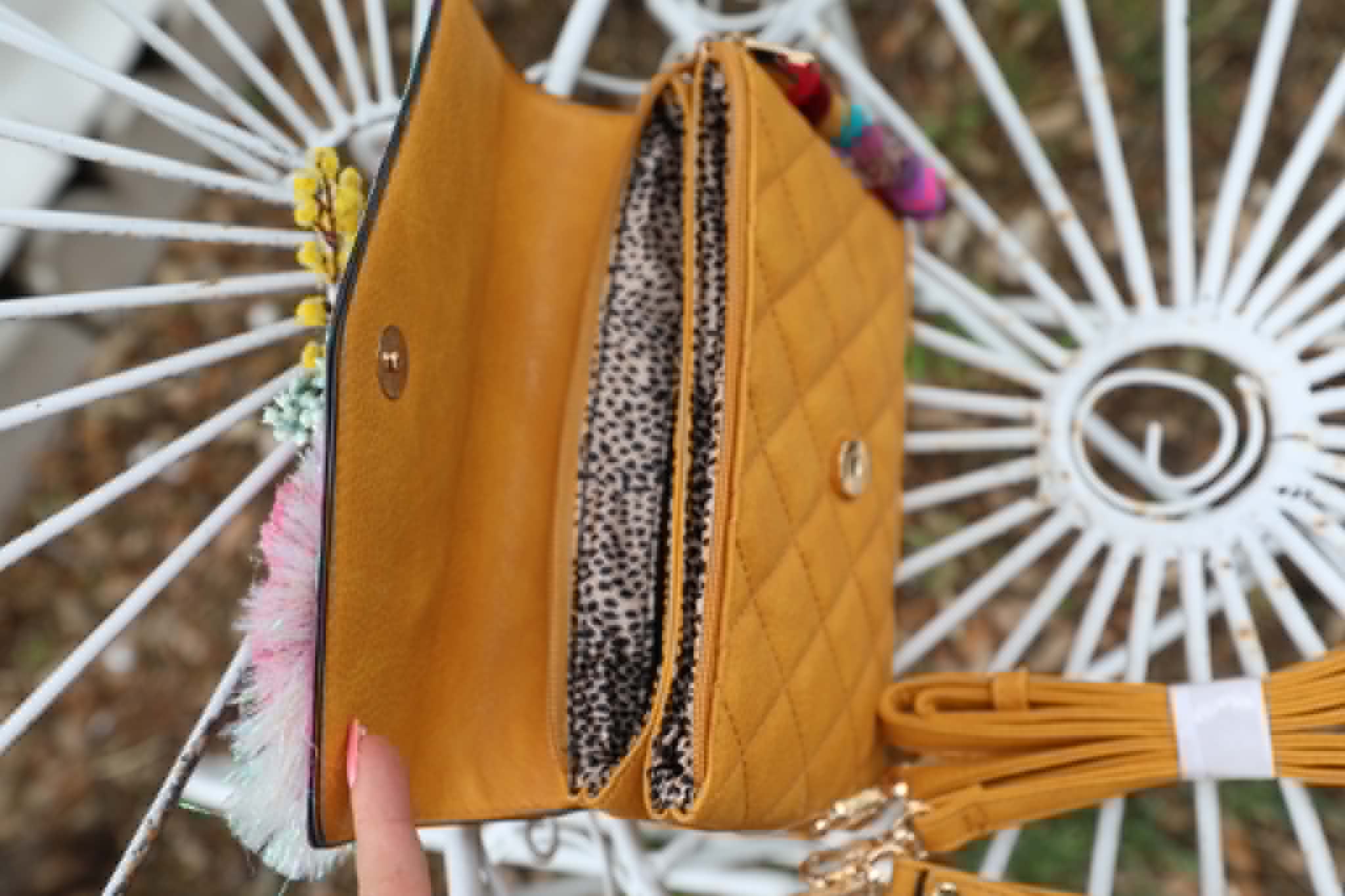 Custom Made gold clutch