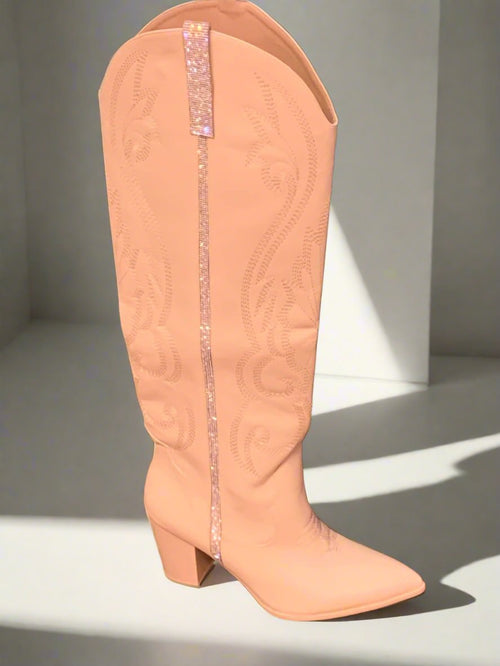 Beige Tall Boot