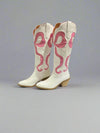 Glenda Bow Boots In Pink